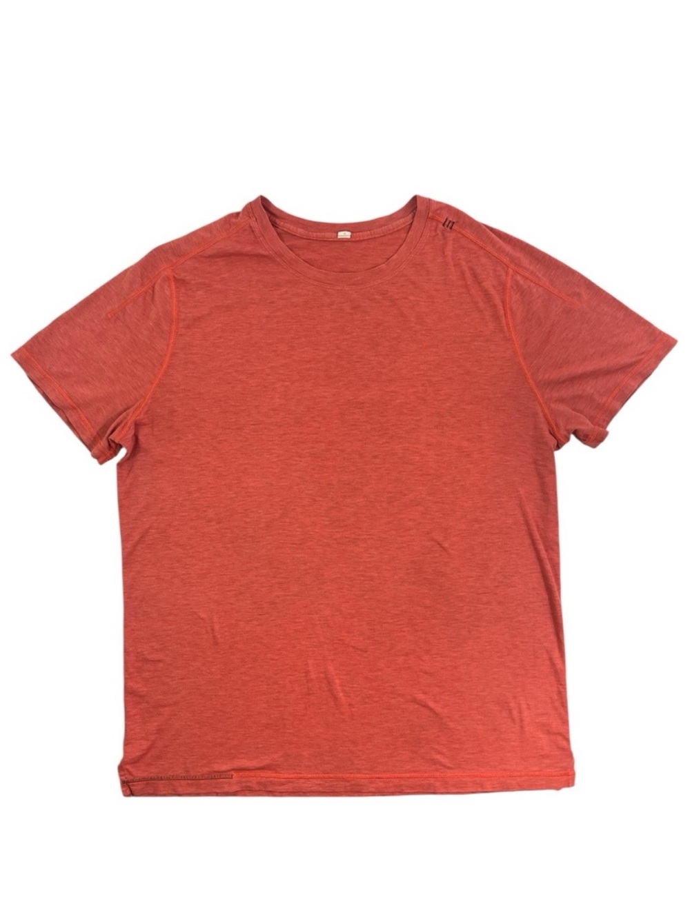 Lululemon Metal Tech SS Athletic Shirt XL - Red-Orange